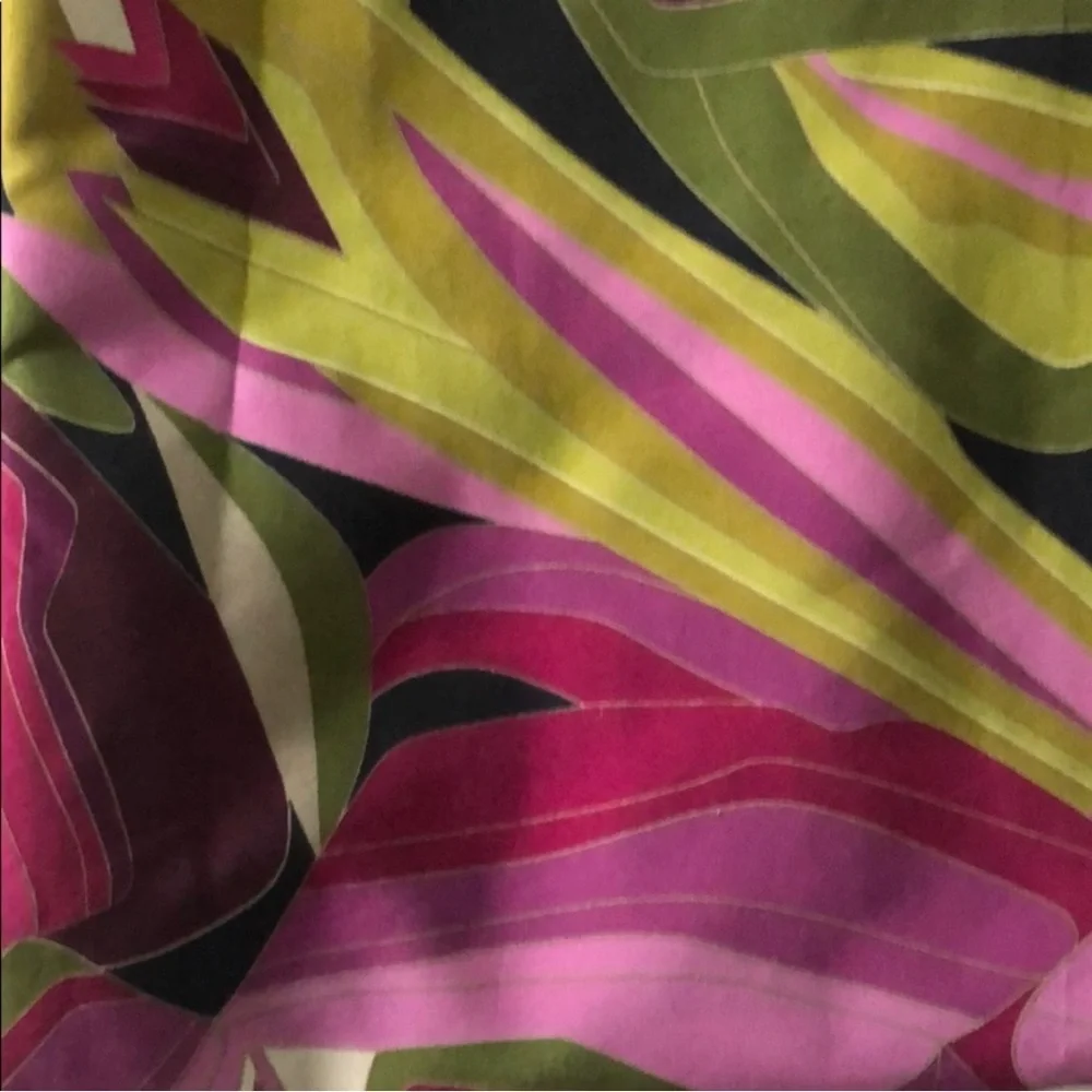 💕 MISSONI for Target floral passione and zig zag reversible shower curtain NEW